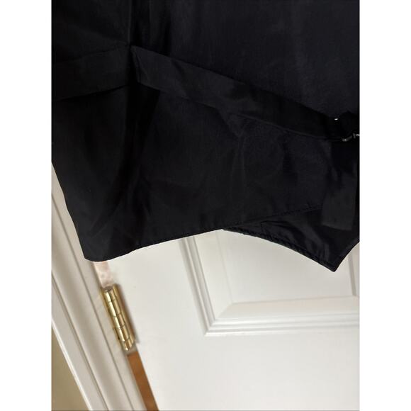 Wah Maker Frontier Clothing Vest Men XL 48 Green/black Paisly Waistcoat USA Made - Picture 9 of 14